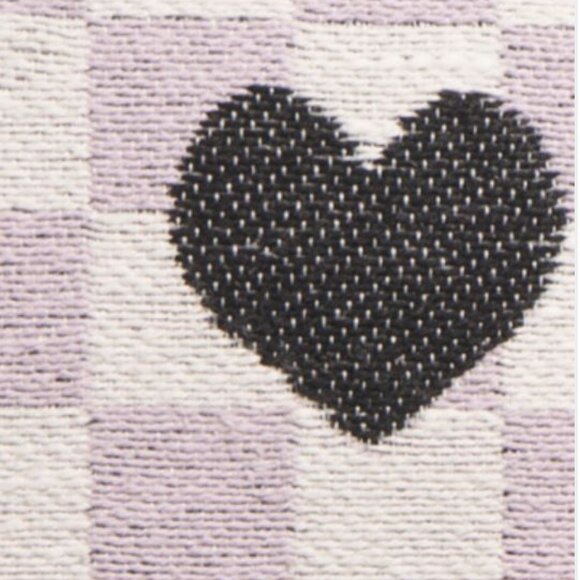 NWT HANDCRAFTED IN INDIA Checkered Front Panel 16in Smile Pillow - Picture 4 of 4